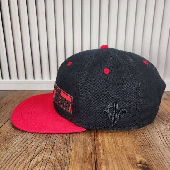 Rossignol Hero Hat Cap Snapback Black Red Brand Urban Style Street Wear Men Logo - Picture 6 of 11